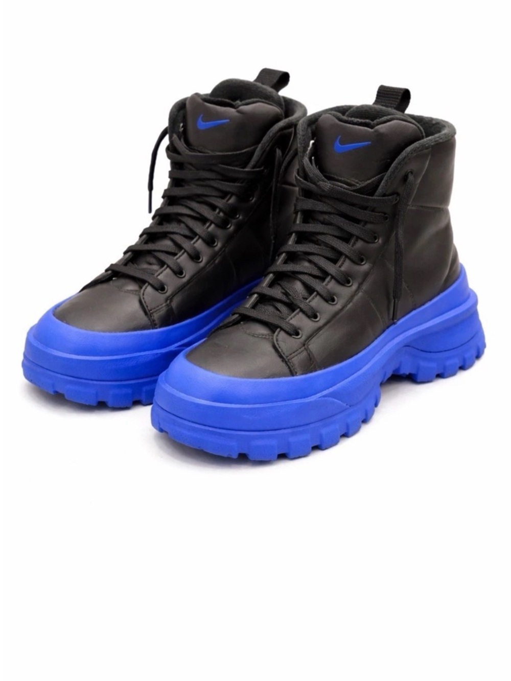 Nike Blazer Roam Mid Winterized Boots Black-Blue Womens Sz 7.5 CV0171-001